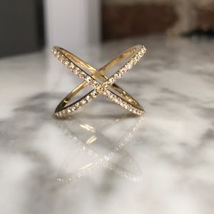 Baublebar Micropave x crossover ring